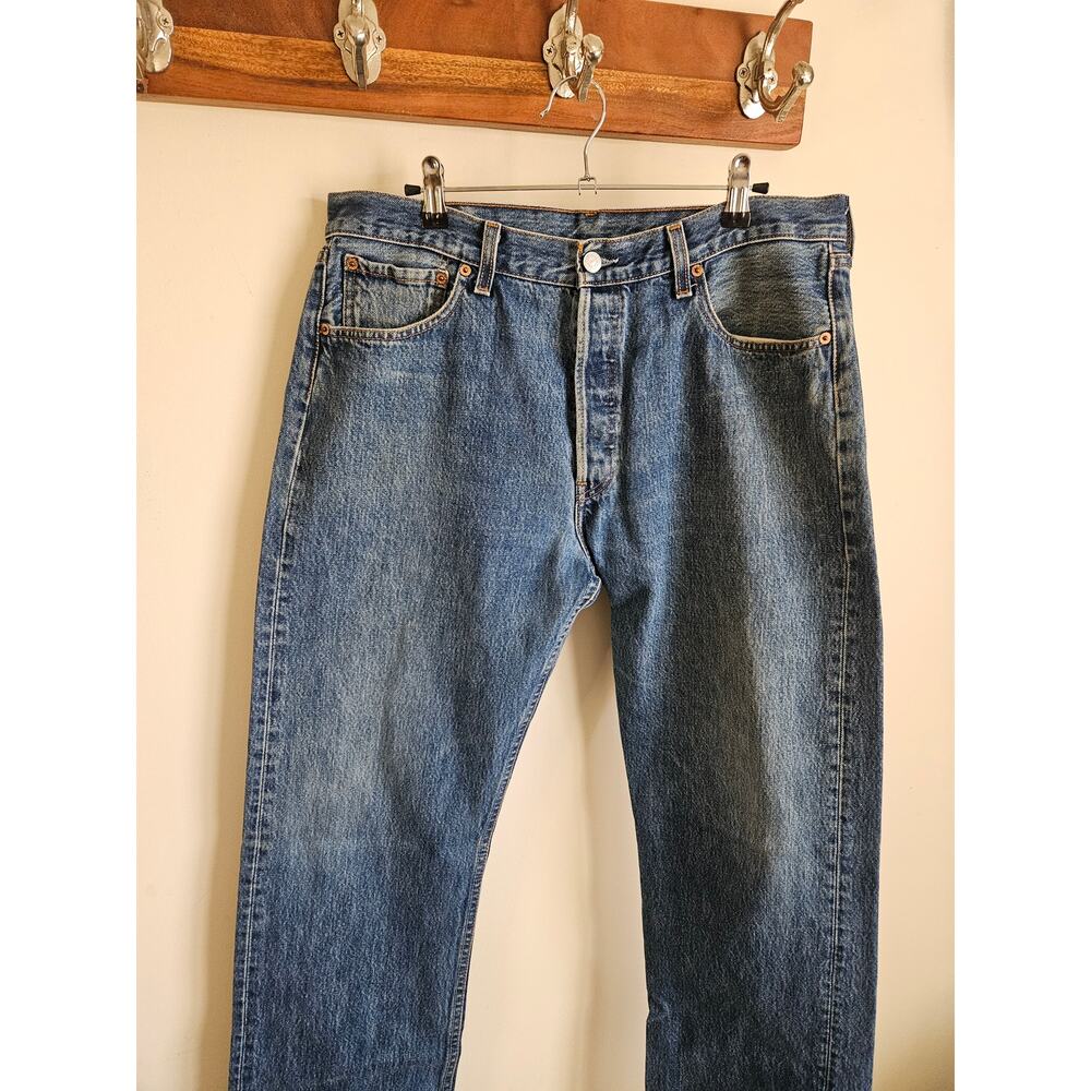Levi’s Men's 501 Classic Button Fly Jeans – 36x34 - Picture 2 of 8